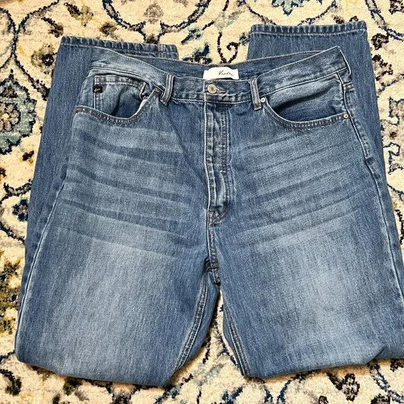 KanCan Women's Dixon Ultra High Rise 90's Boyfriend Jeans Medium Wash Size 15/31 - Picture 6 of 11